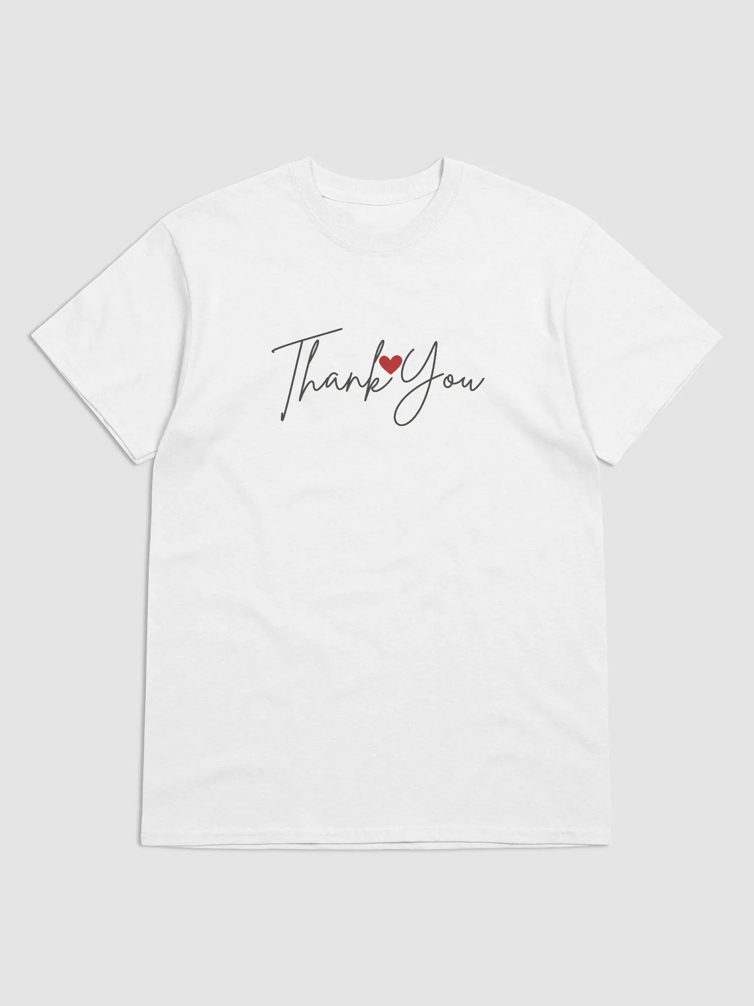 Thank 💗 You Graphic Minimalist Tee product image (3)