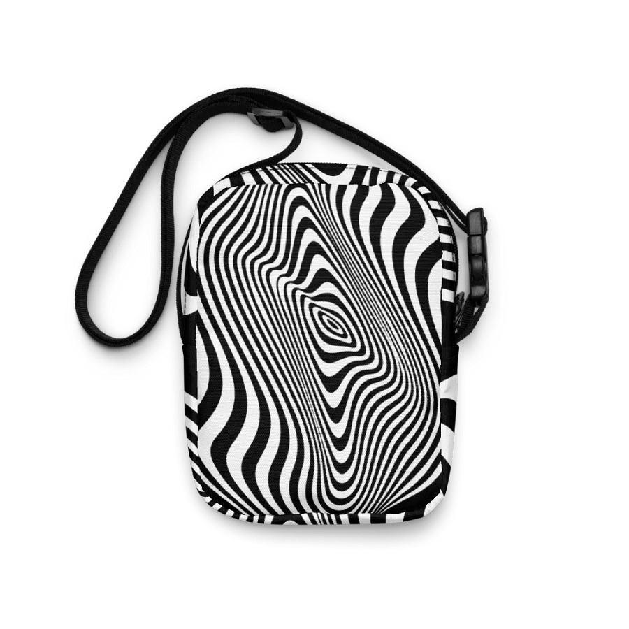 Optical Illusion Waves Crossbody Bag for mens woman friends product image (6)