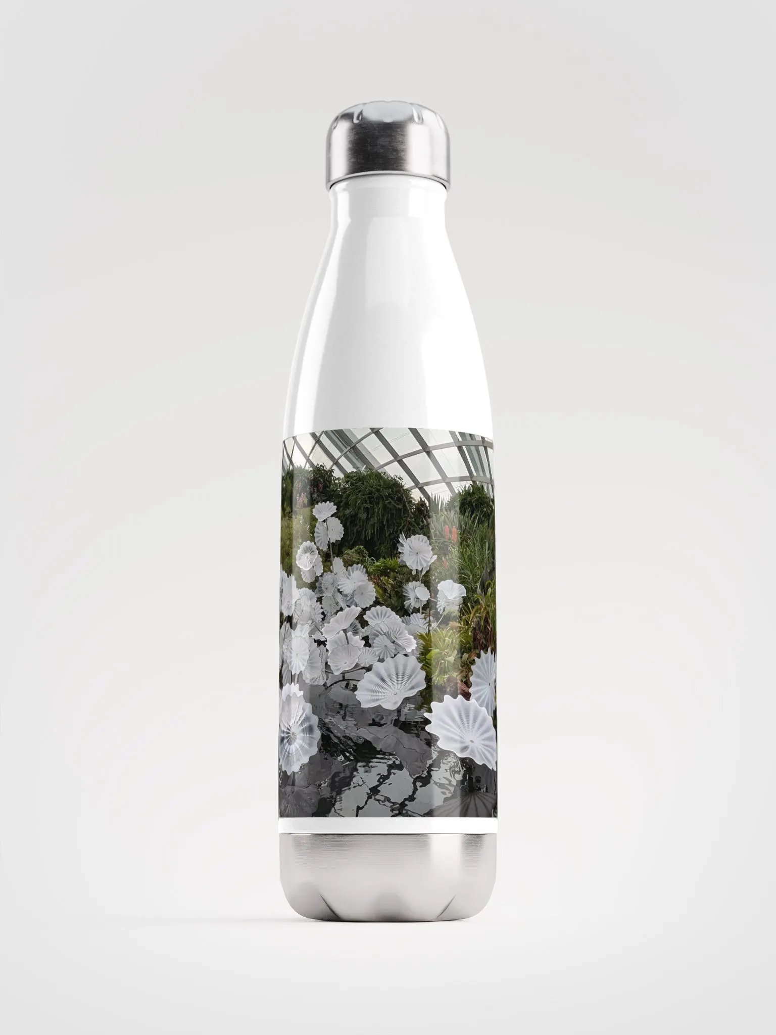 Reflective Oasis Stainless Steel Water Bottle product image (2)