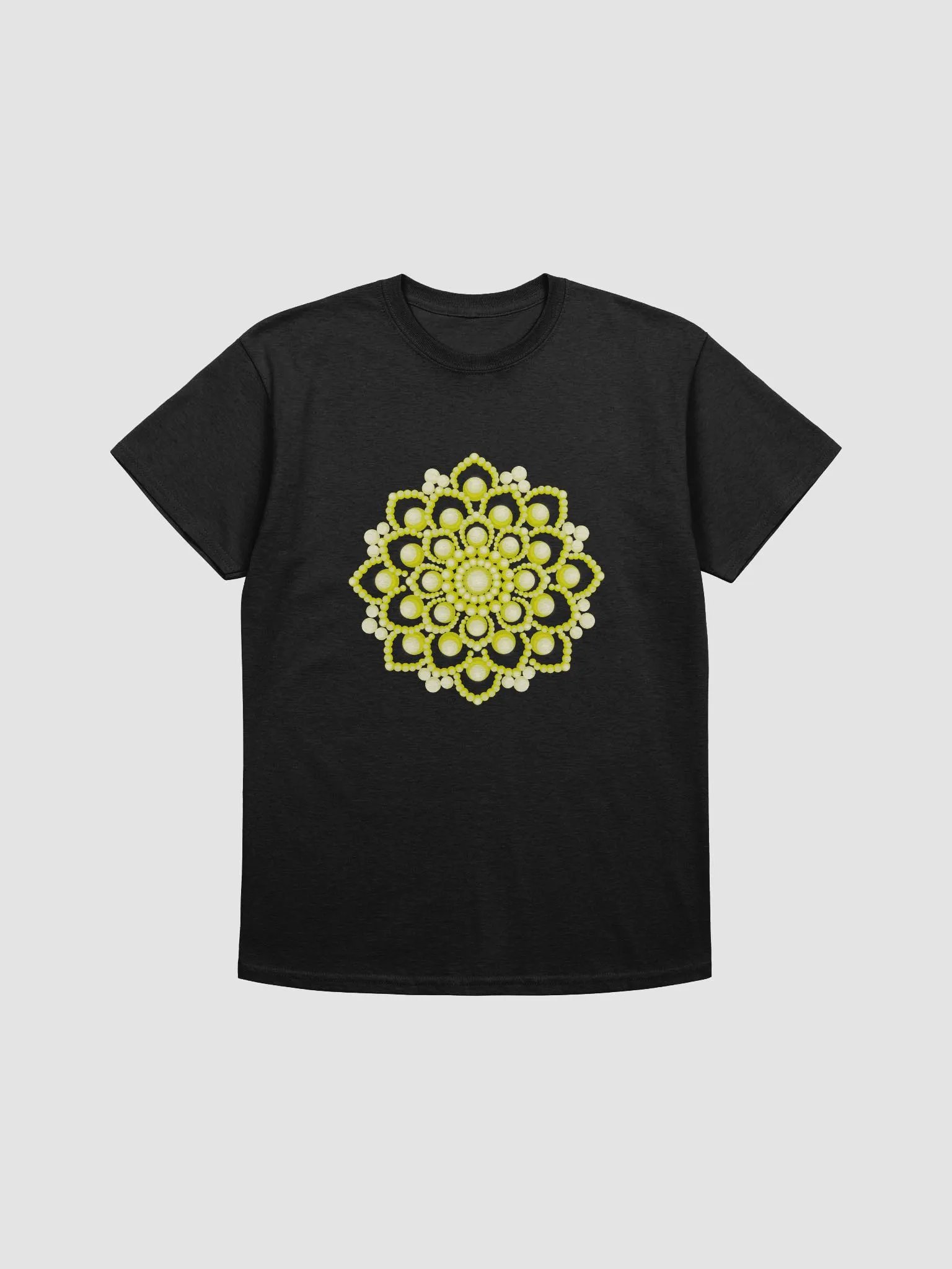Yellow Flower Mandala T-Shirt product image (1)