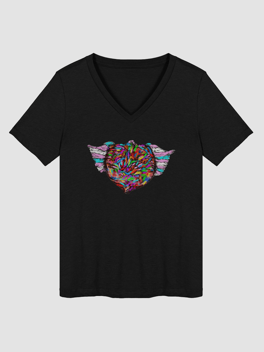 Love Has Wings Relaxed V-Neck Tee product image (15)