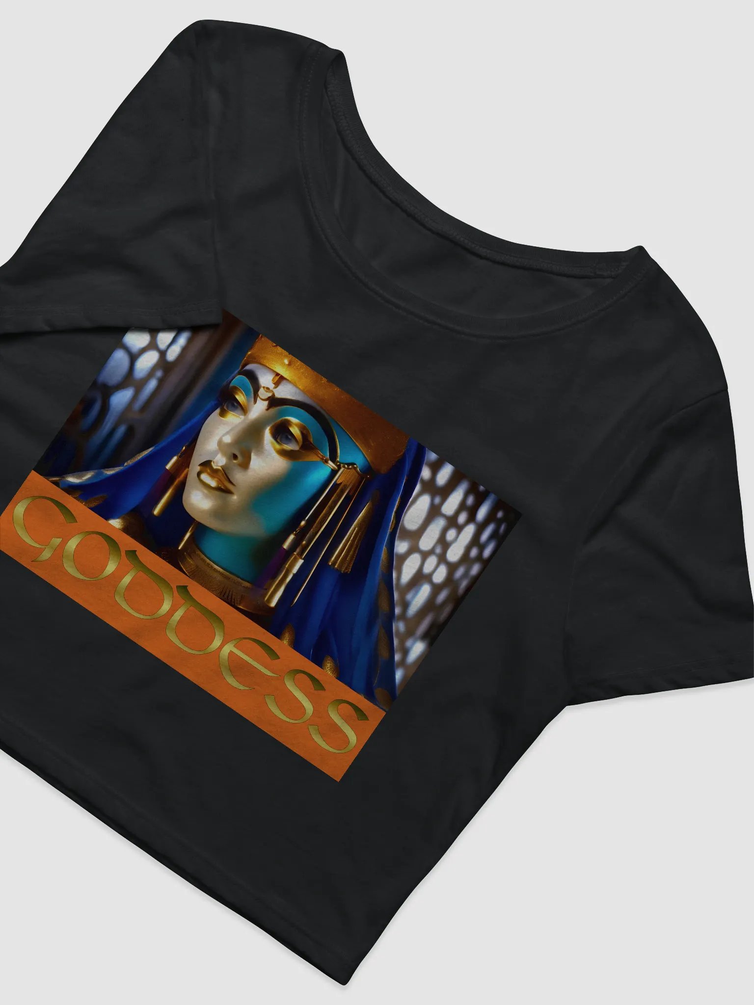 Deekstar Gold Goddess 4 Bella Canvas Women's Crop Tee product image (8)