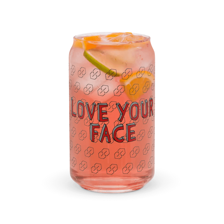 Love Your Face Can-Shaped Glass product image (37)