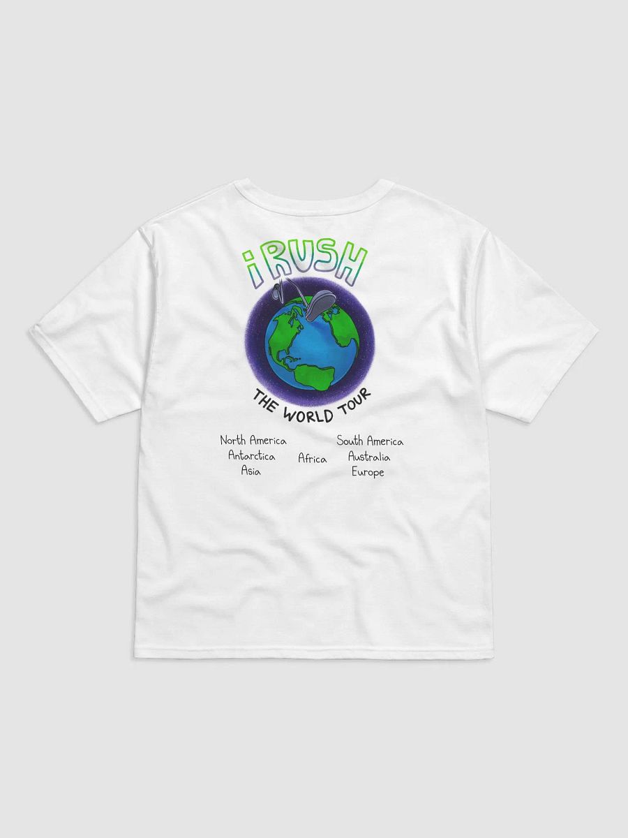 irush The World Tour T-Shirt (White and Grey) product image (6)