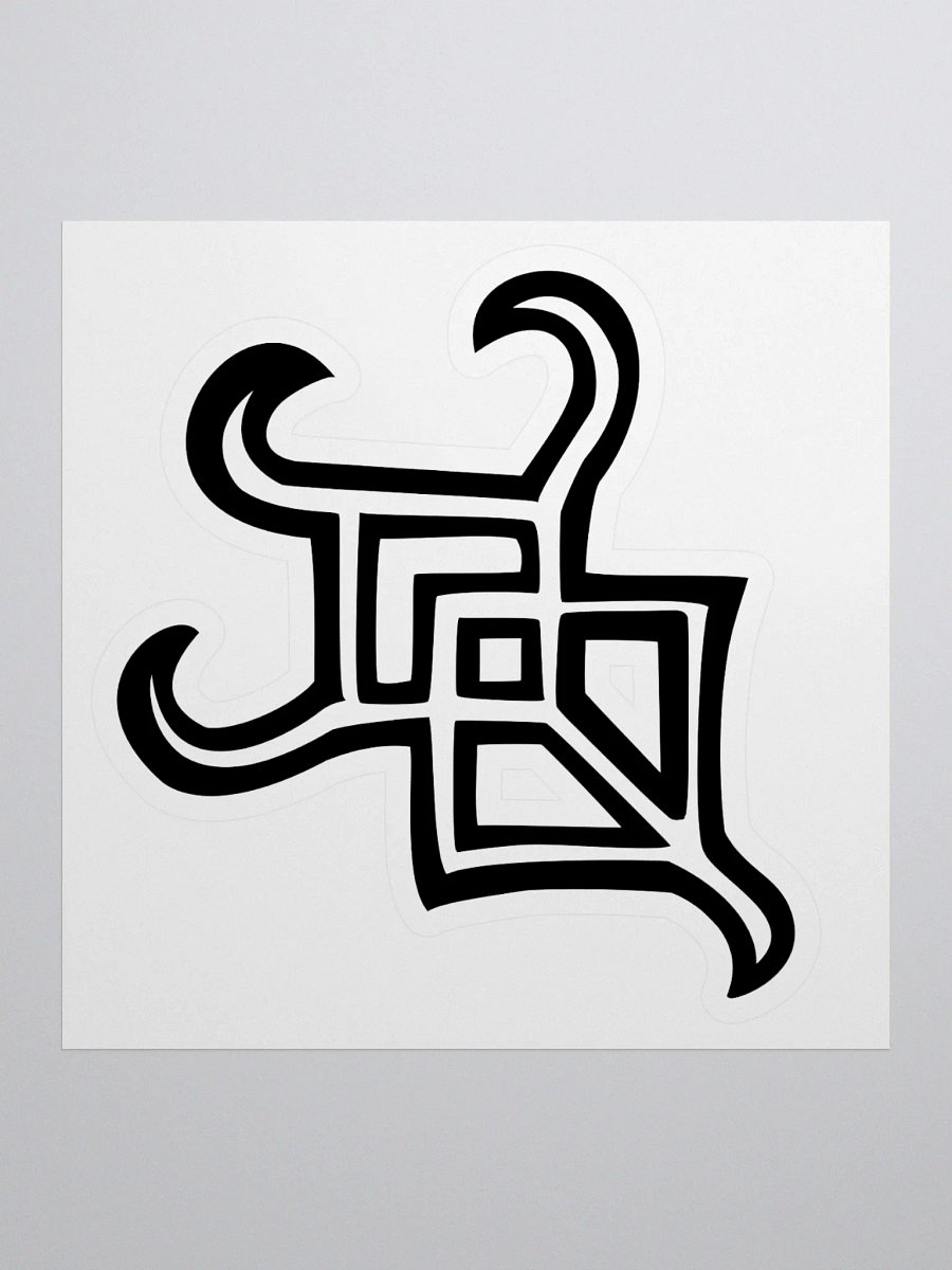 4x4 Sticker - Whispers Untamed Logo (Black) product image (2)