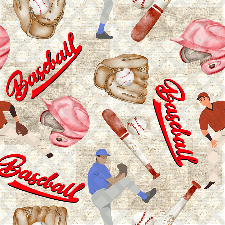 Play Ball Seamless Pattern product image (1)