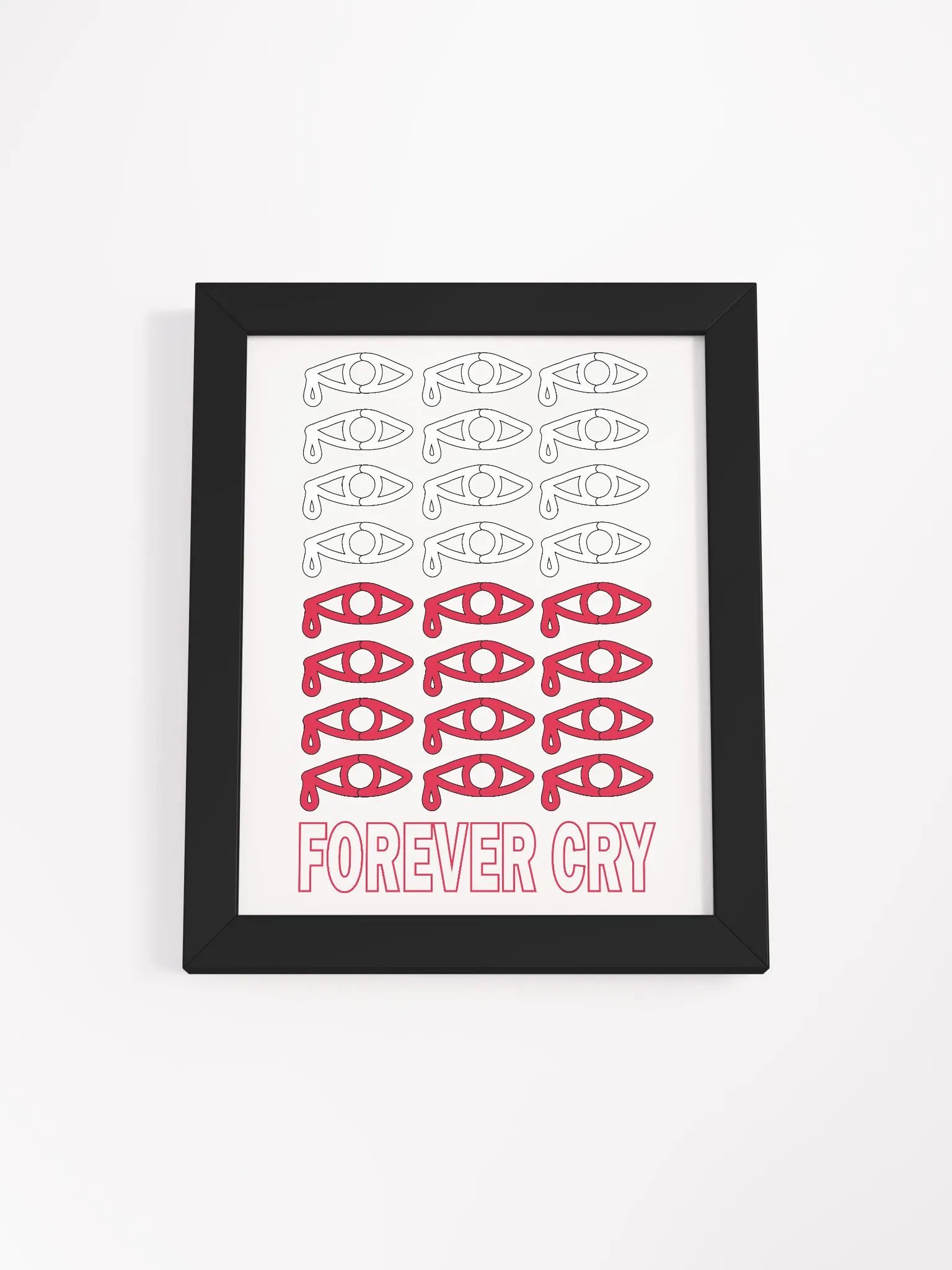 Poland - Forever Cry - Framed High-Quality Matte Poster product image (1)