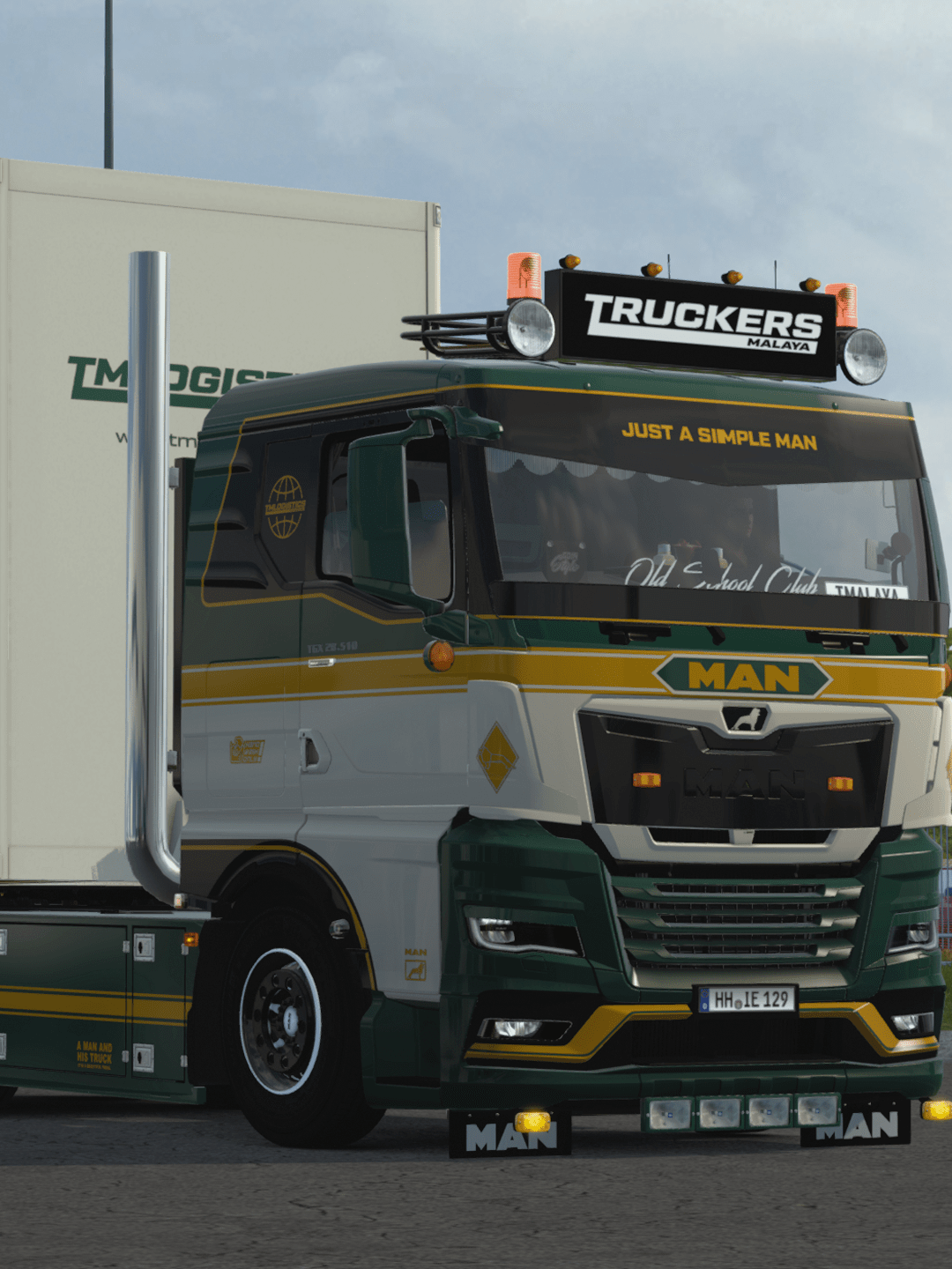 ETS2 - MAN TGX 2020 GN, GM, GX + Multicolor Skin (Gloss & matte color) for SCS & New RIGID & Trailer by KAST product image (1)