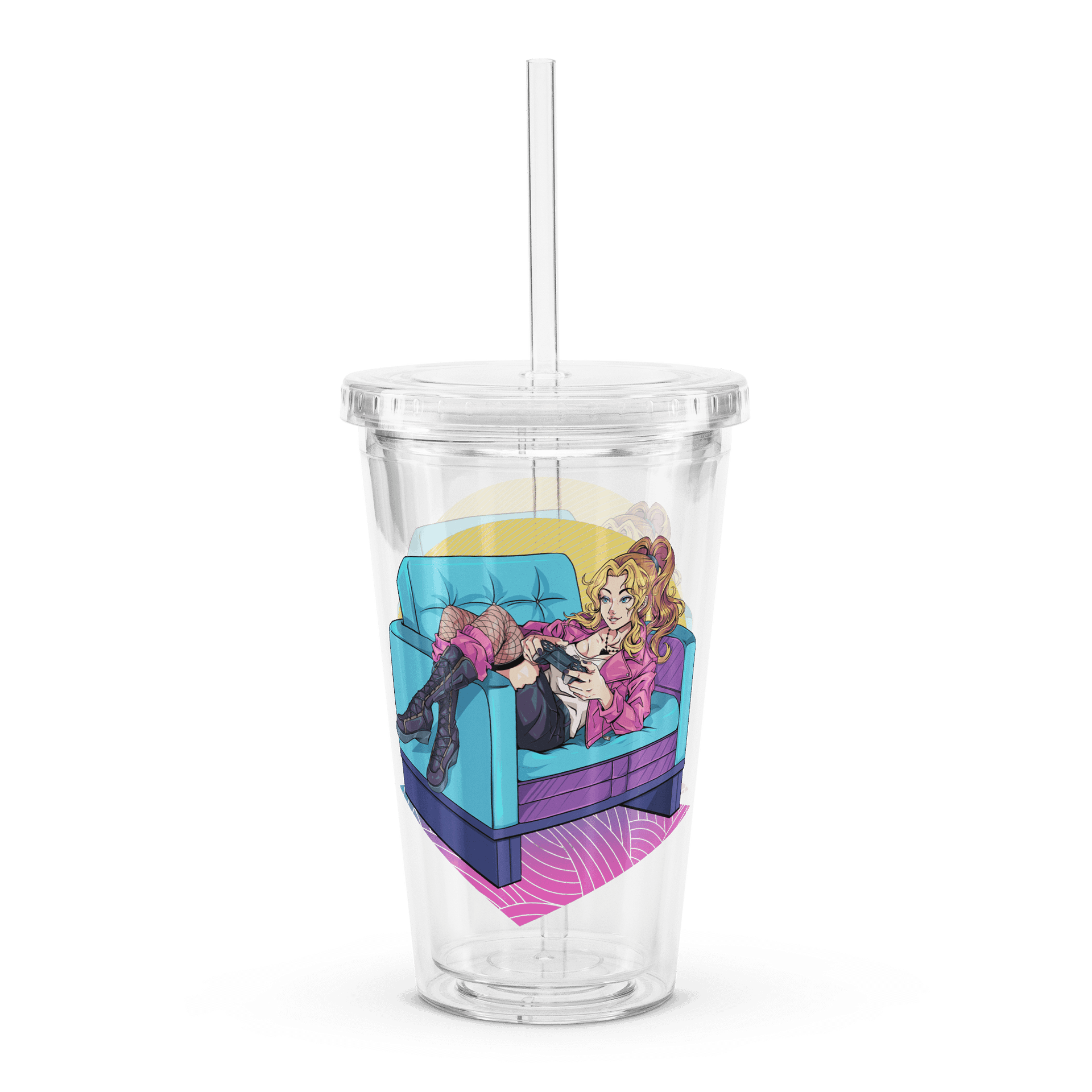 Vaporwave Lounge Water Cup product image (1)