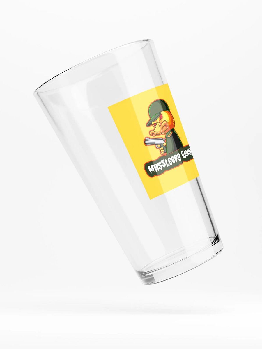 MrSleepy Gaming Angry Duck Logo Shaker Pint Glass product image (4)