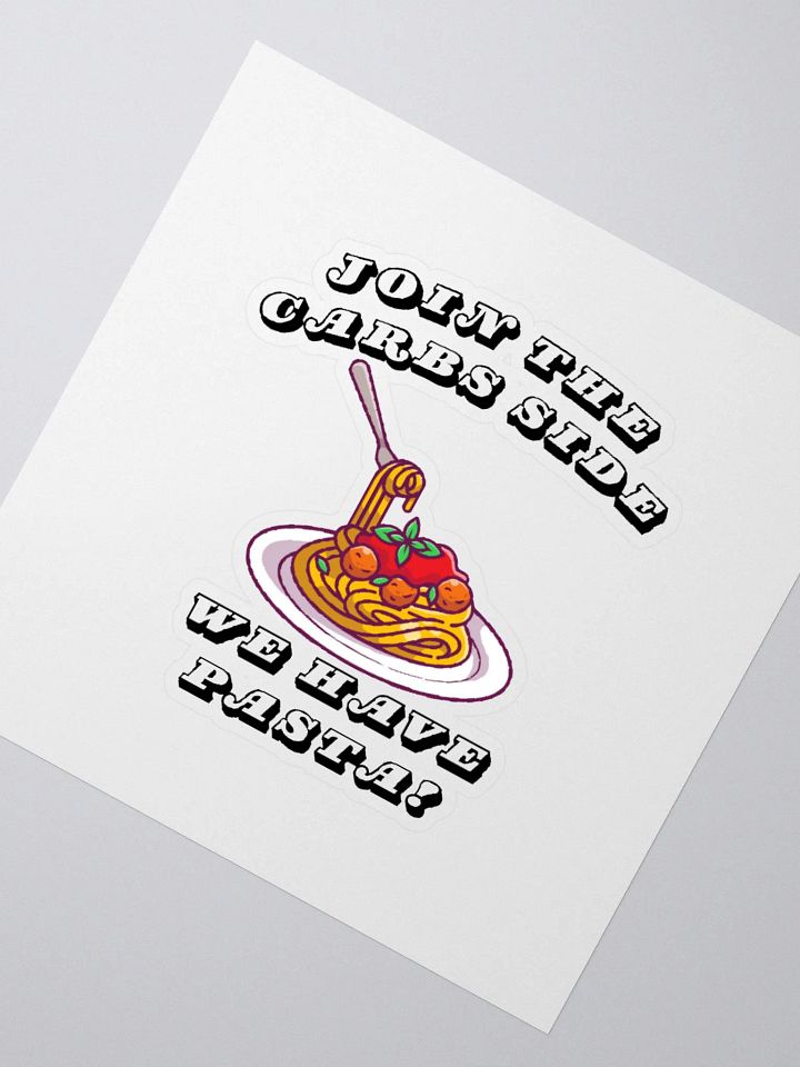 Join The Carbs Side Sticker product image (6)