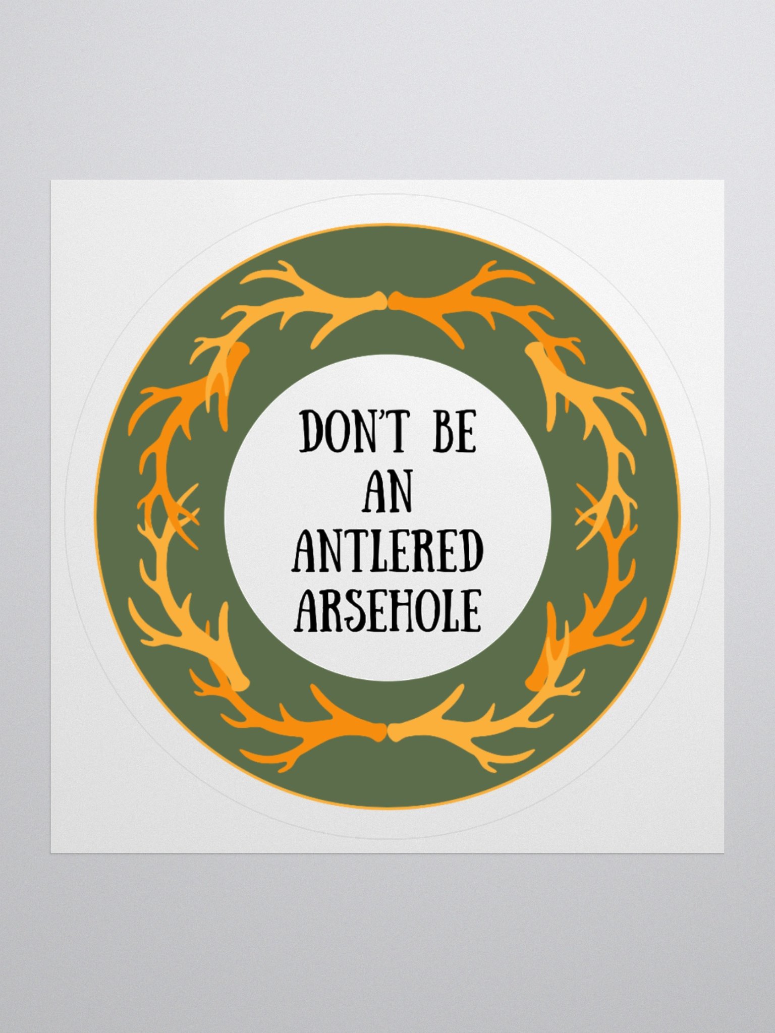 Stag Man Reprimand Sticker product image (1)