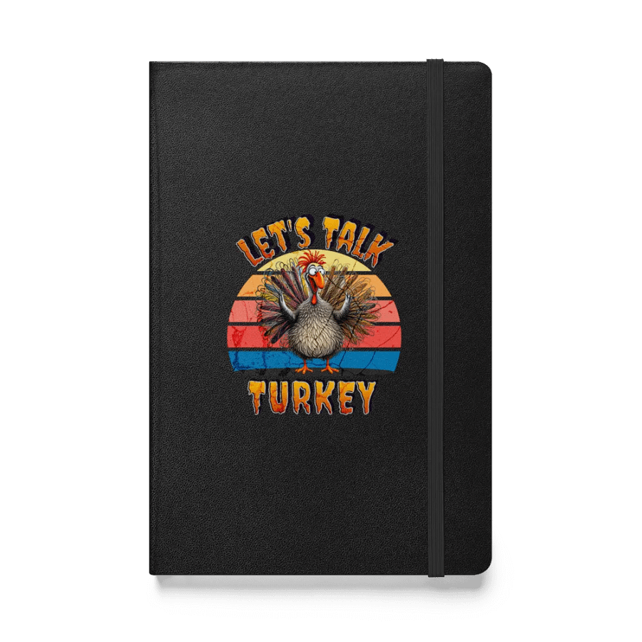Lets Talk Turkey Quirky Hardcover Notebook product image (1)