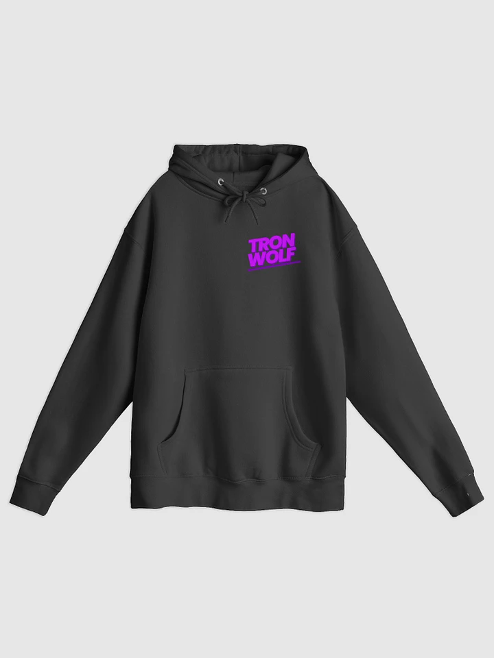 Black TronWolf Pullover Hoodie! product image (1)