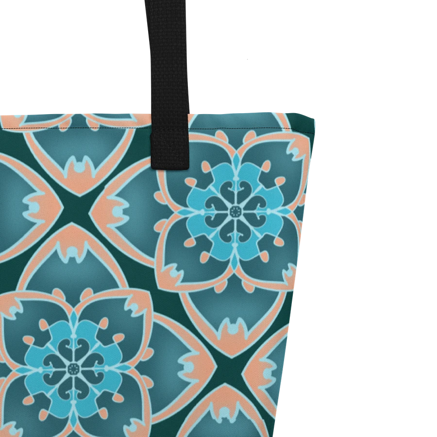 Beautiful Green Pillow Pattern All Over Print Tote product image (3)