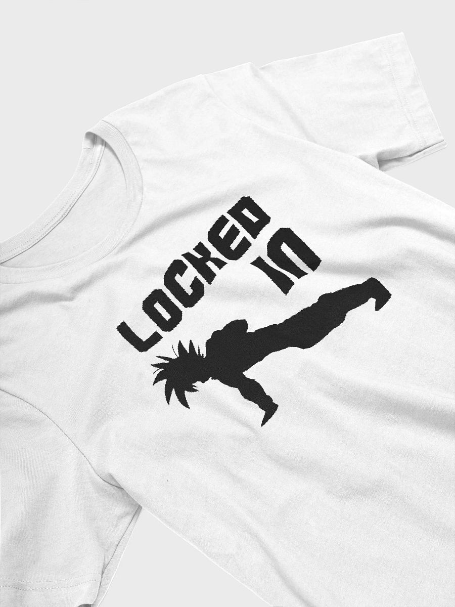 LOCKED IN t-shirt (black logo) product image (3)