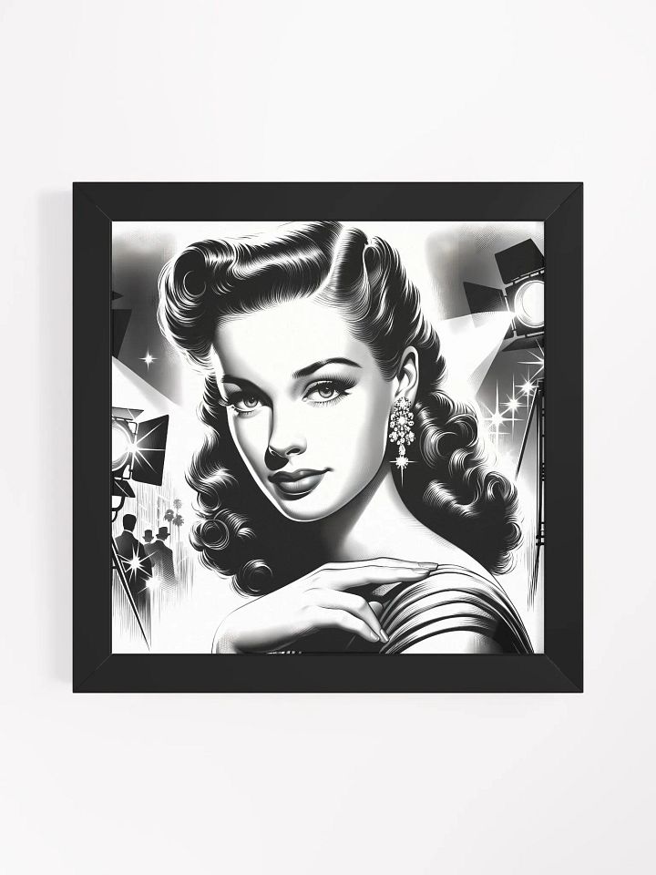 Noir Wall Art -Glamorous 50s Starlet product image (1)