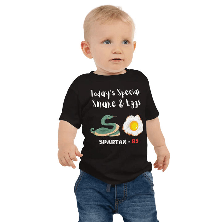 Snake & Eggs Baby T Shirt Dark product image (1)