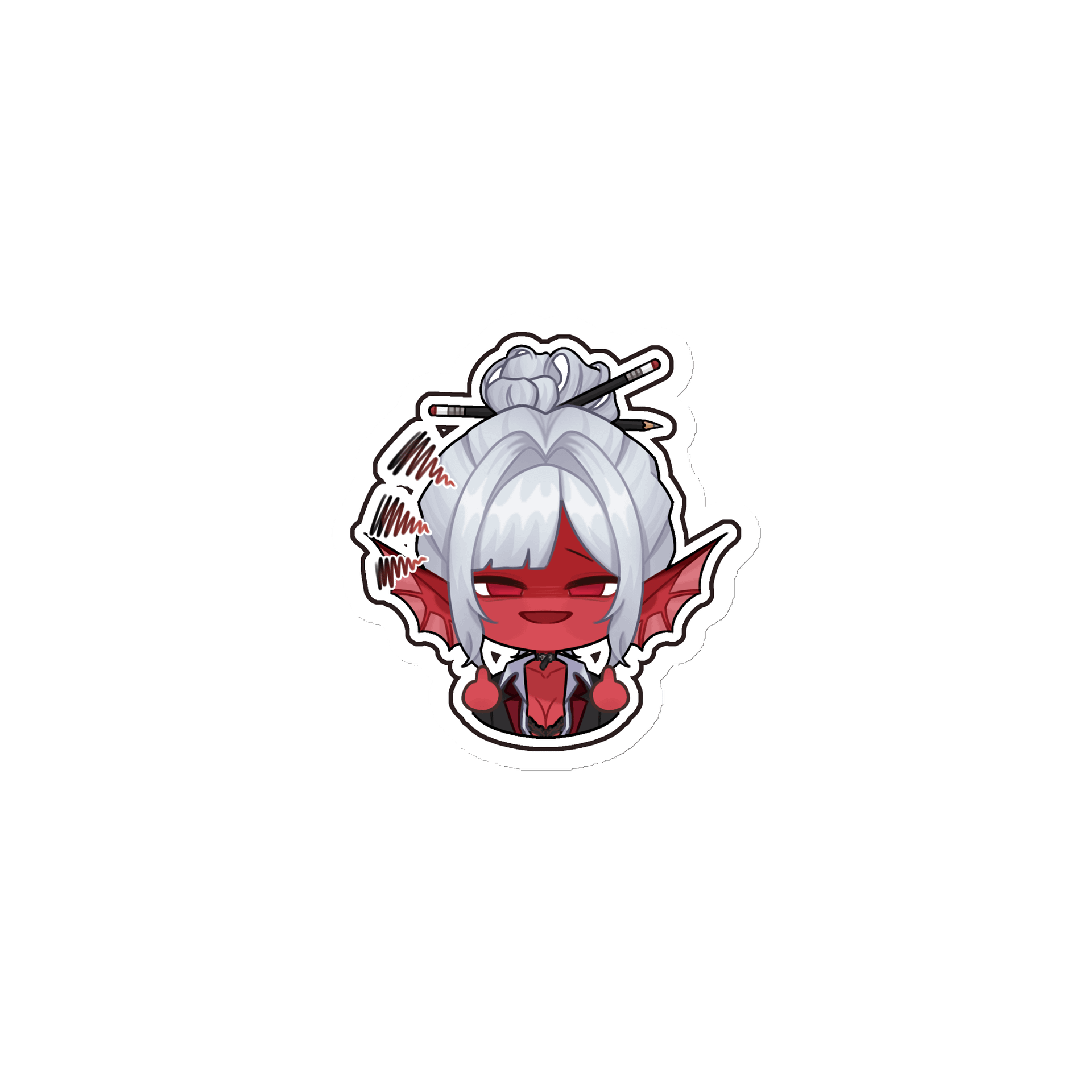 Frick You Emote Magnet product image (1)