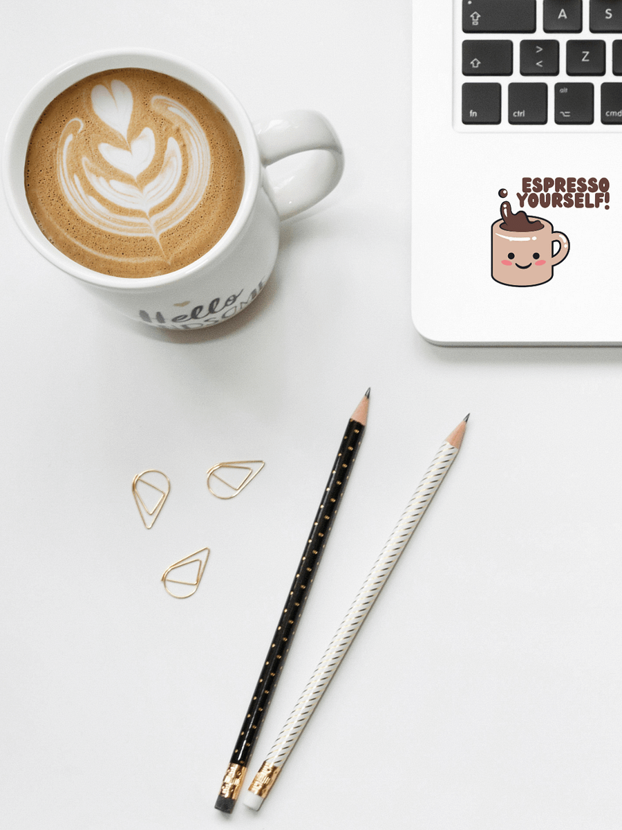 Kawaii Espresso Yourself Sticker product image (3)