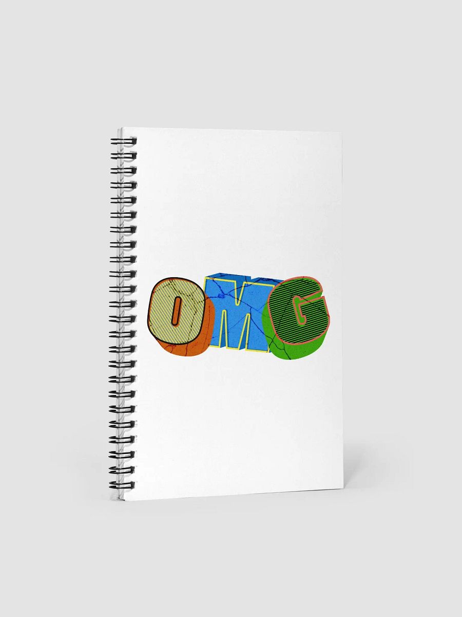 OMG Stylized Spiral Notebook product image (1)