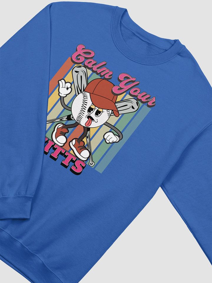 Calm Your Mitts Baseball Playful Crewneck product image (8)