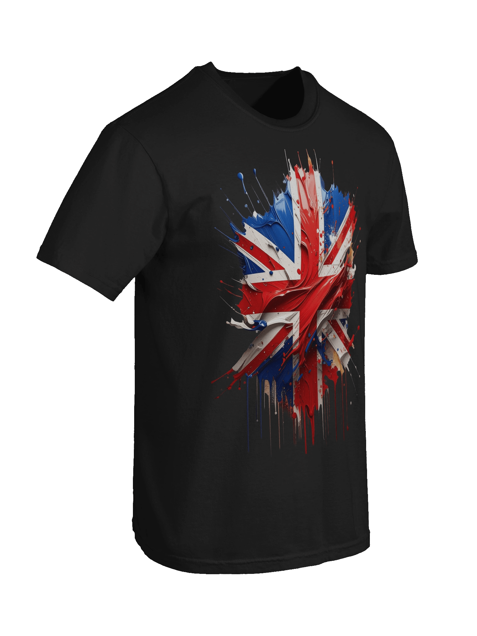 United Kingdom painted flag t-shirt product image (5)