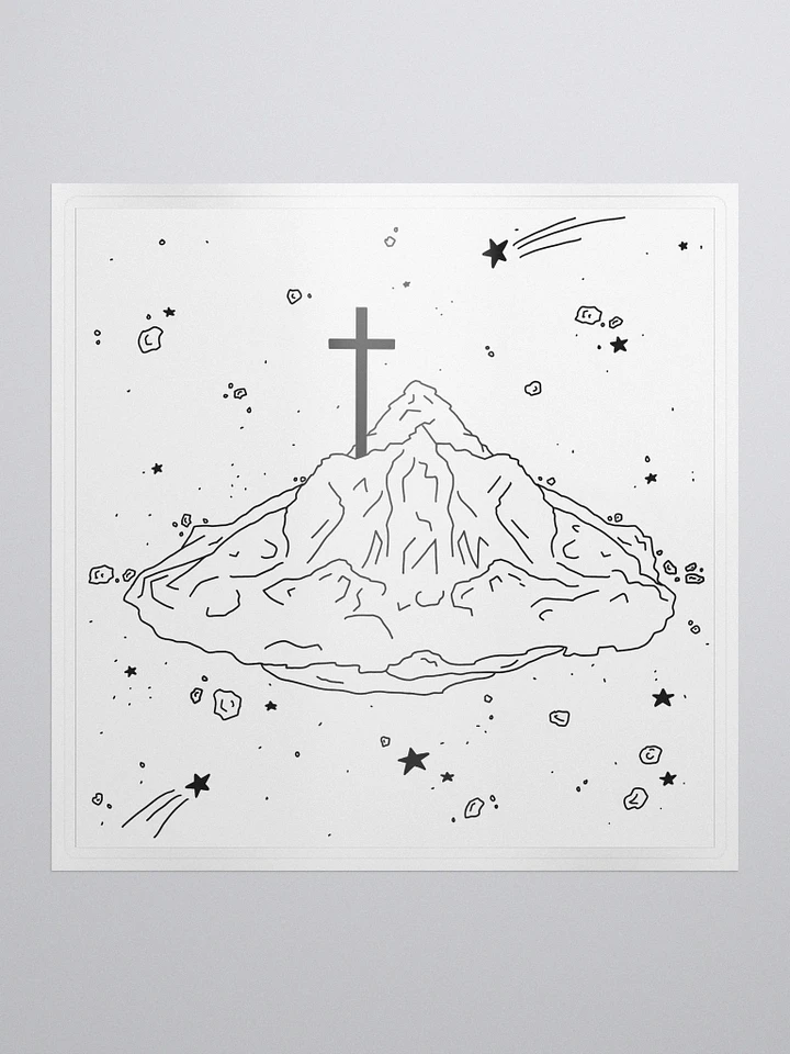 Cross Mountain Sticker product image (1)