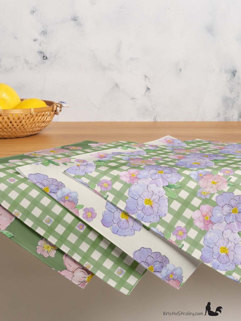Gingham Blossoms Placemat Set of 4 product image (7)