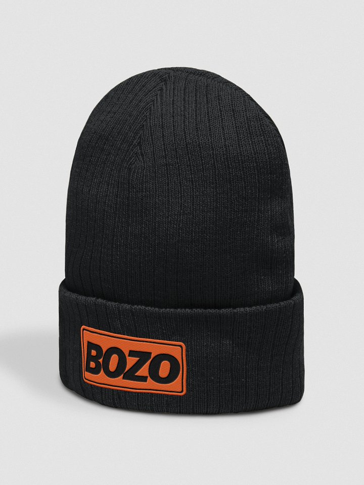 Bozo Logo Beanie (Orange&Black) product image (12)