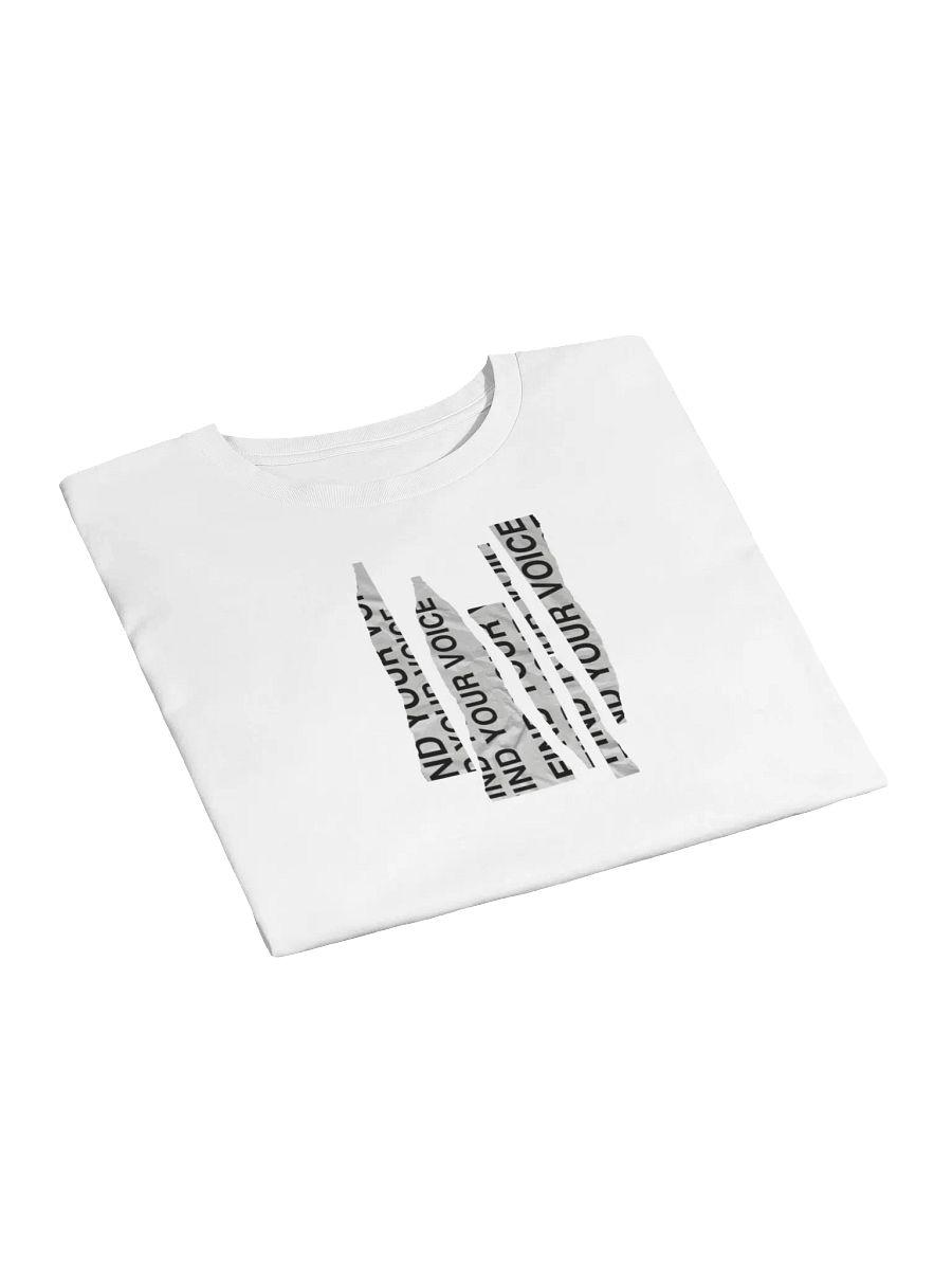 Find Your Voice Distressed Crop Tee product image (1)