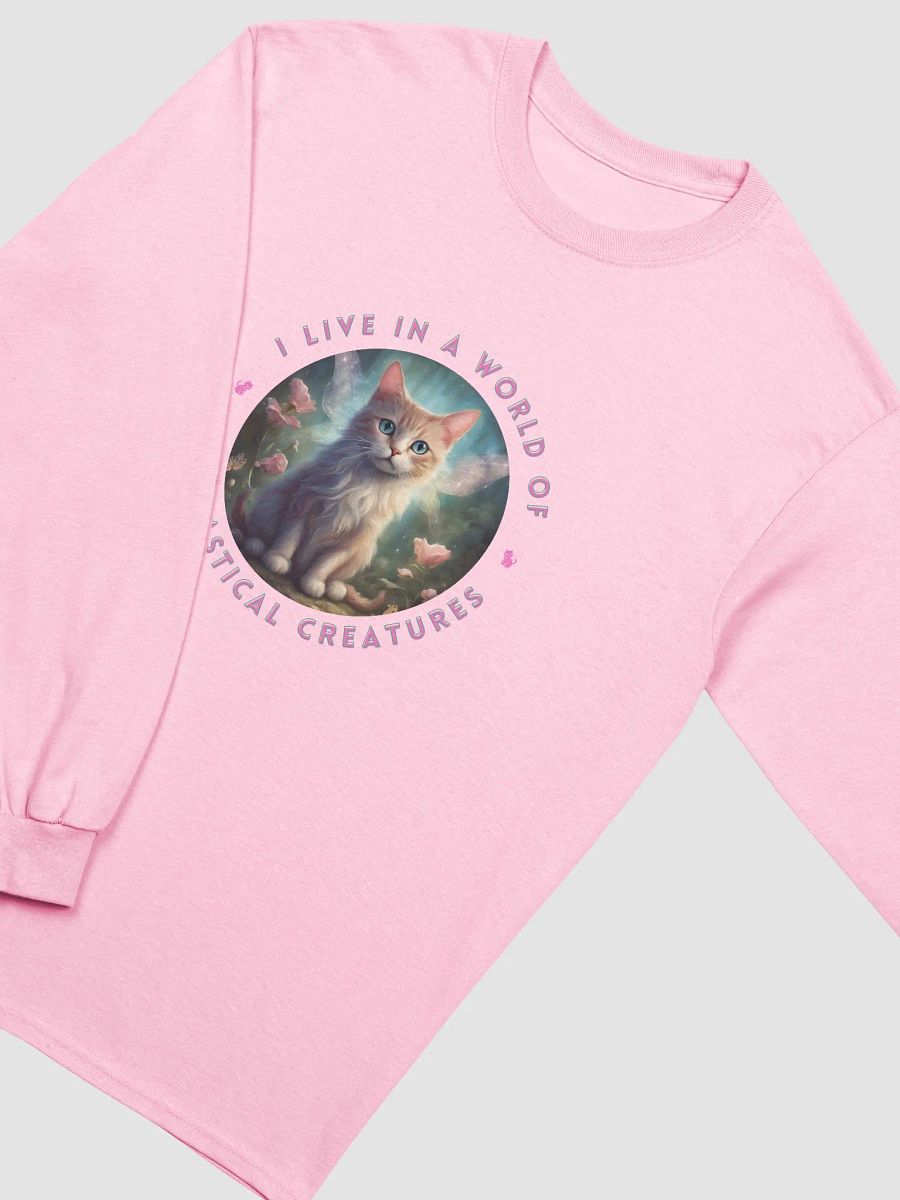 I Live in a World of Fantastical Creatures Kitten T-shirt product image (15)