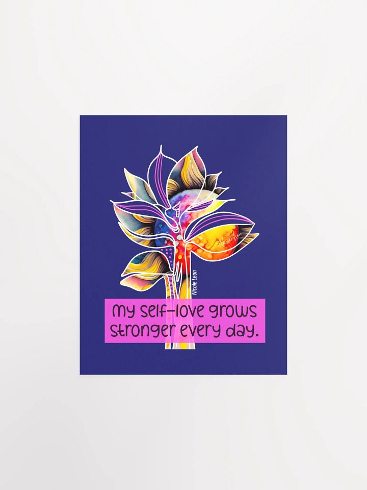 Blossoming Self-Love Poster product image (1)
