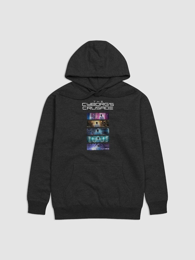 The Cyborg's Crusade's White Logo Cotton Heritage Unisex Premium Hoodie