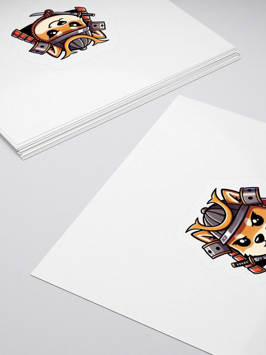 Nova Samurai Inu Kiss Cut Sticker product image (4)