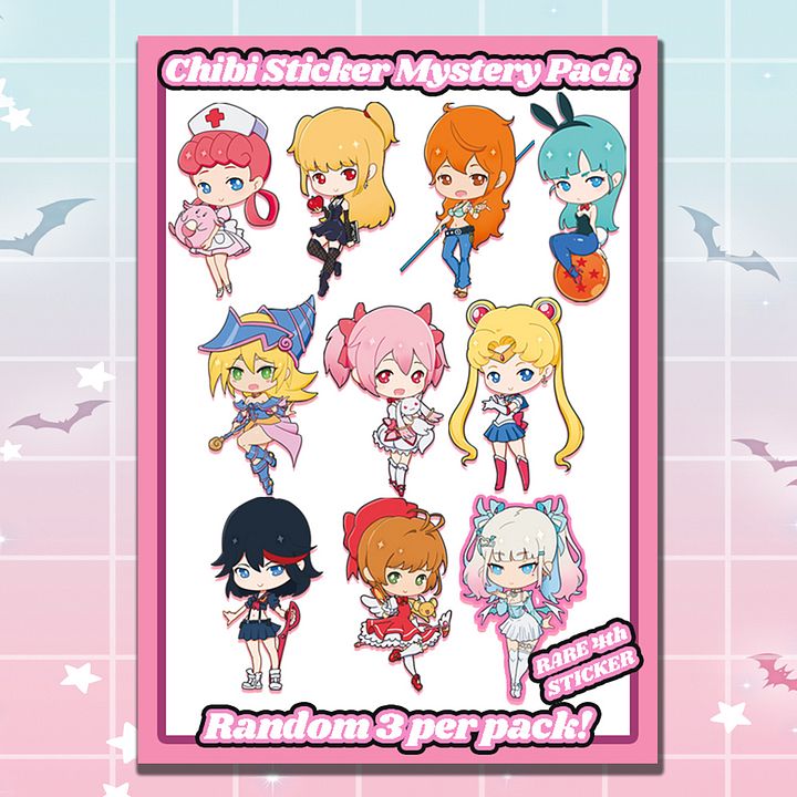 Chibi Sticker mystery pack - Anime pack product image (1)