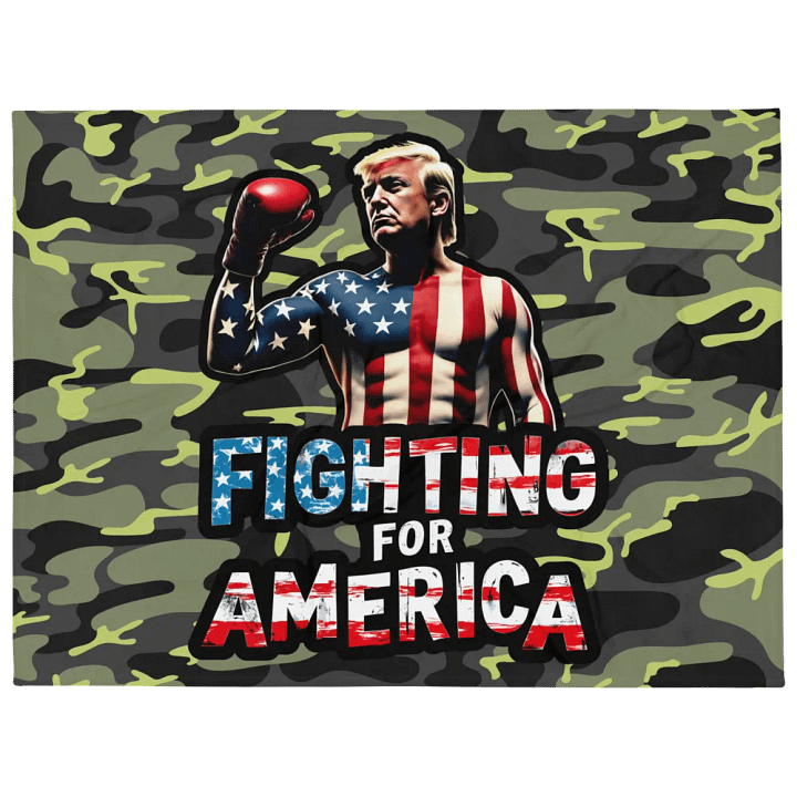 Throw Blanket: Trump, Fighting for America product image (2)