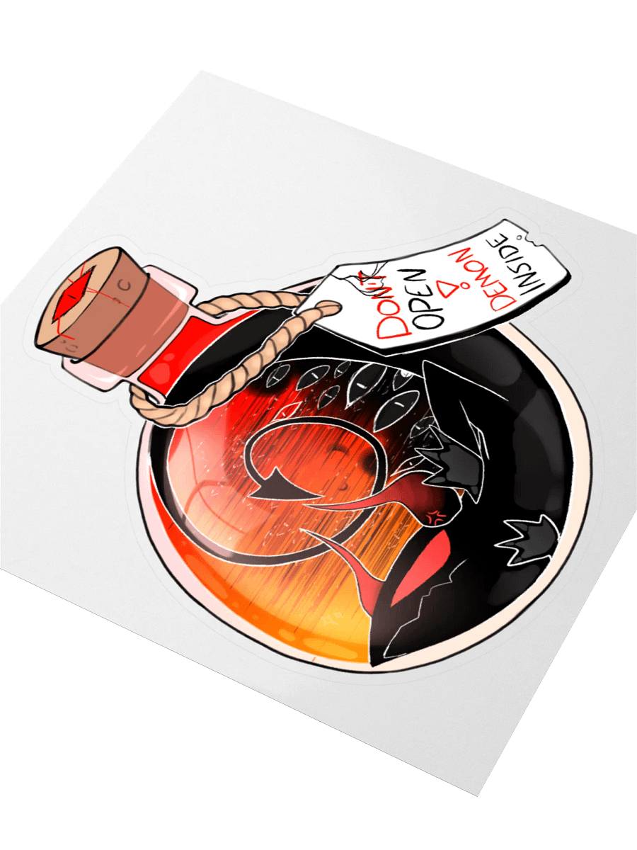 Demon in a bottle Sticker product image (8)