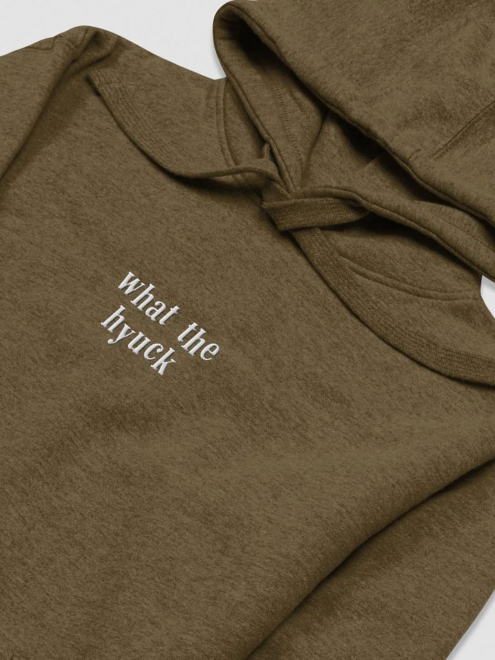 what the hyuck embroidered hoodie product image (25)