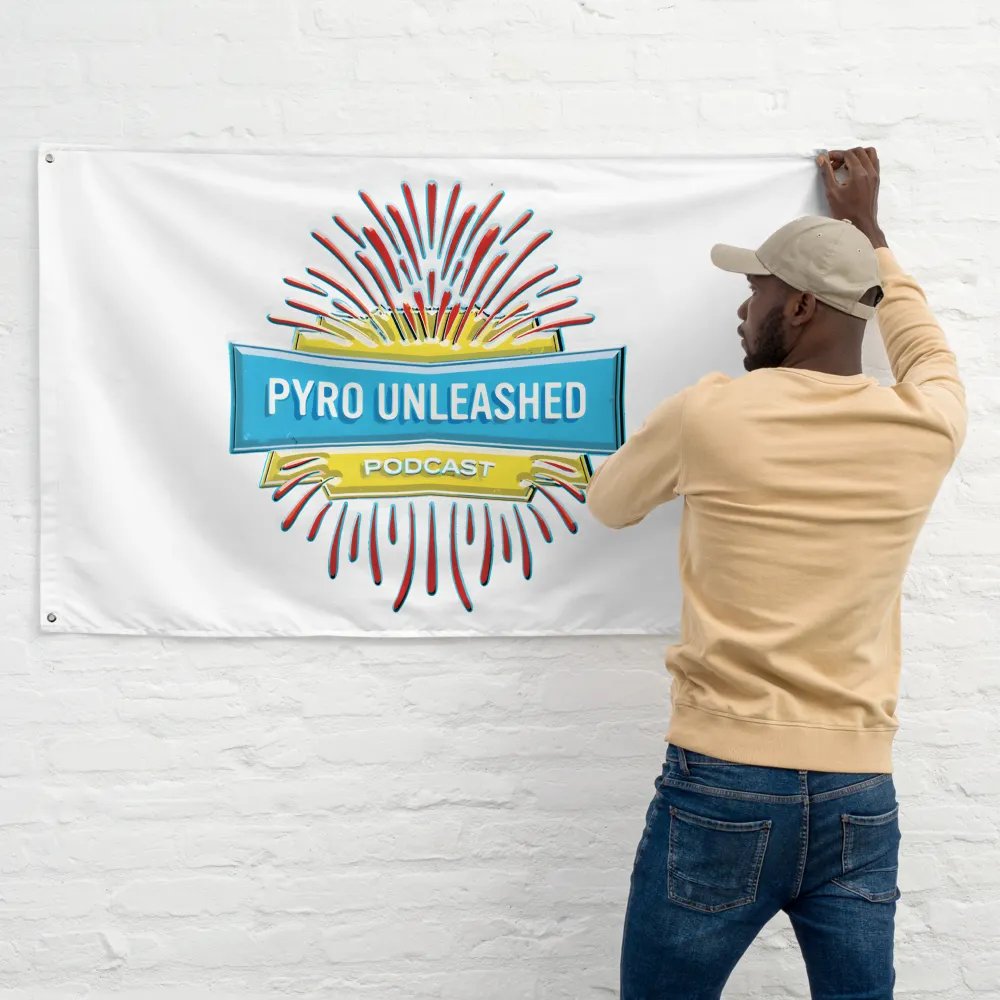 Pyro Unleashed Podcast Flag product image (11)