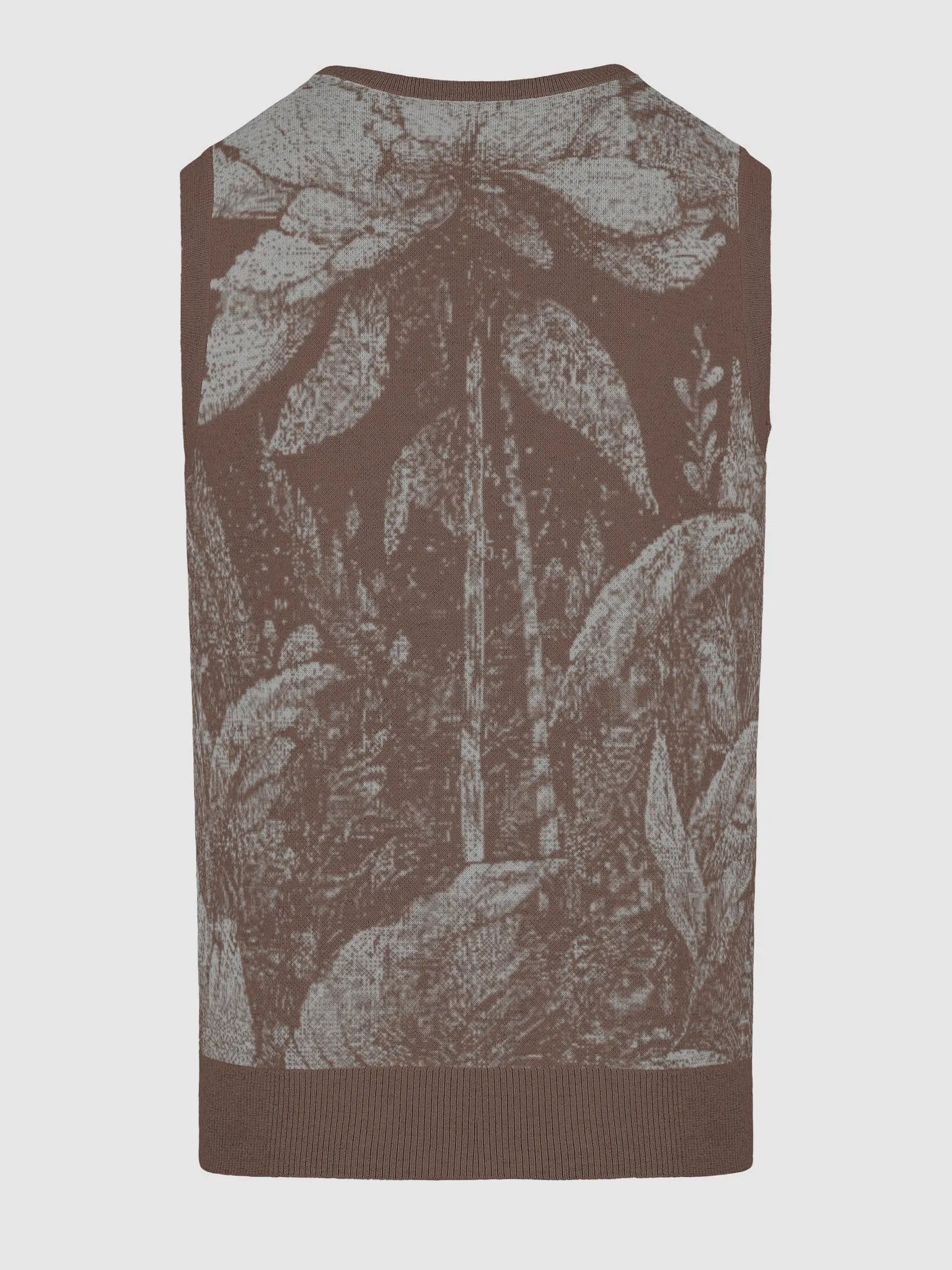 Noir Jungle III Knitted V-Neck Vest product image (19)