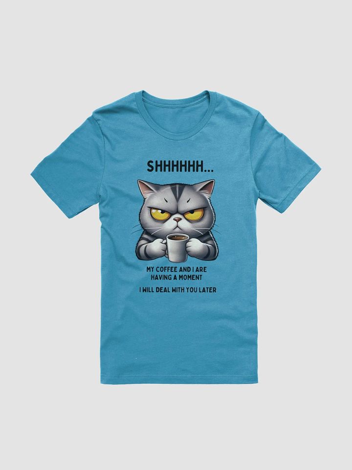Fierce Coffee Cat T-Shirt – Morning Warrior's Essential Tee product image (1)