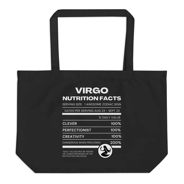 Virgo Nutrition Facts Tote product image (3)