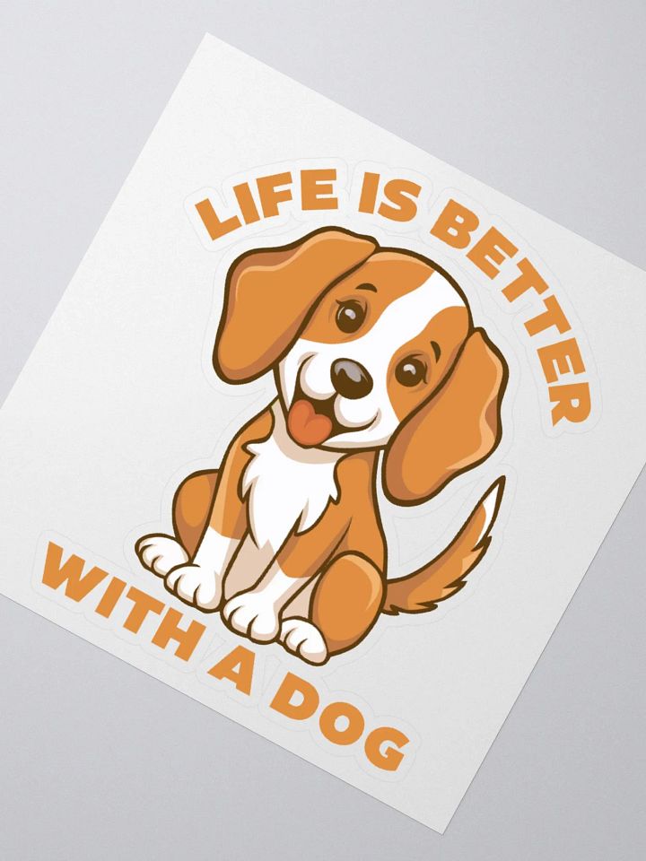 Adorable Puppy stickers with Funny Dog Quote – Ideal for Dog Enthusiasts product image (2)