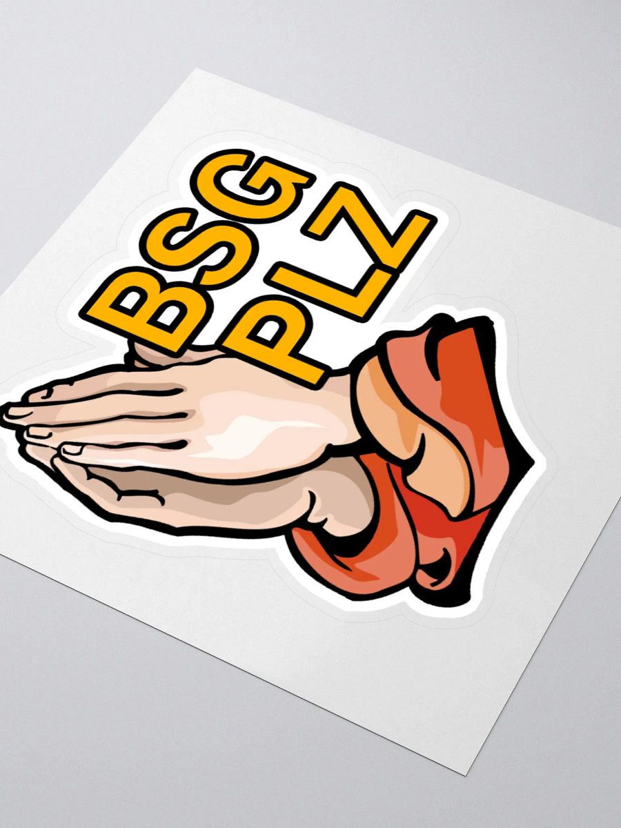 BSG PLZ Sticker product image (3)