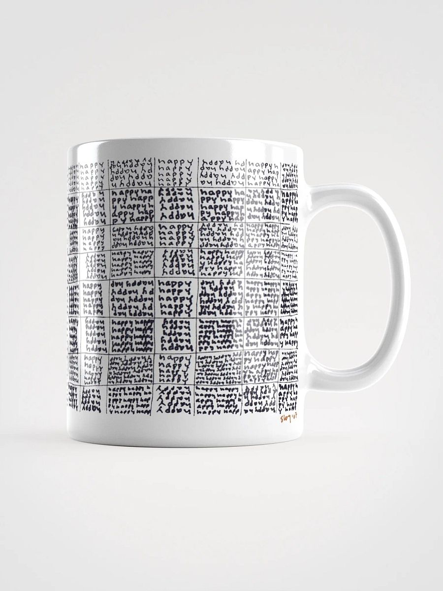 Happy White Glossy Mug product image (5)