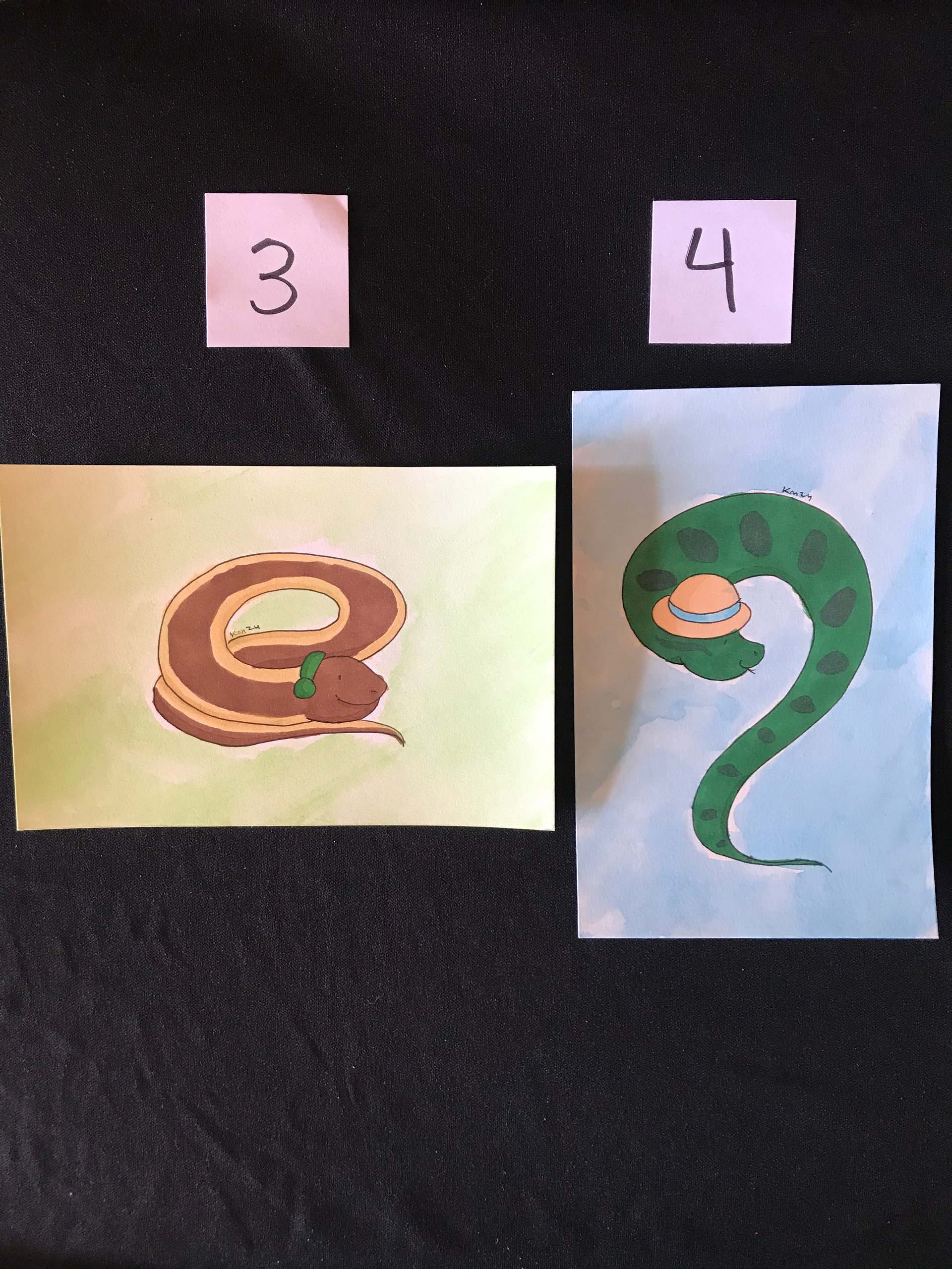 Snakes in Hats Original Marker Illustrations product image (3)