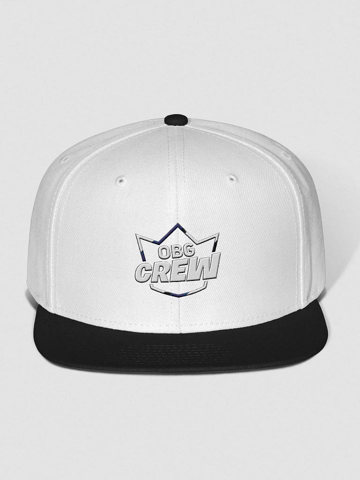 OBG Crew Snapback: White/Black product image (1)