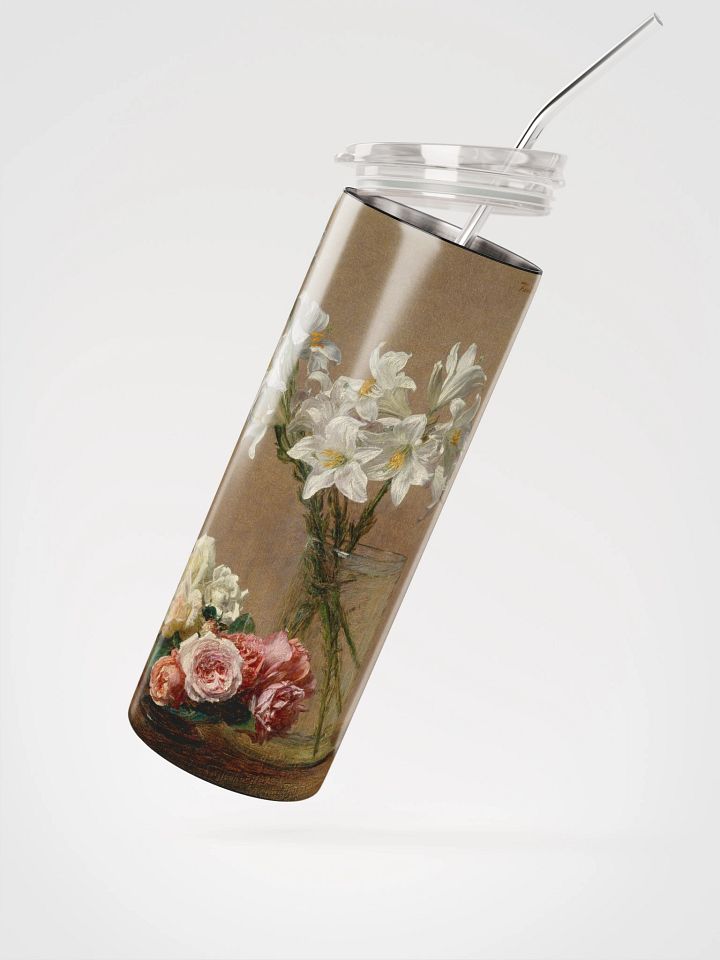 Roses and Lilies (1888) – Floral Wrapped Tumbler product image (2)