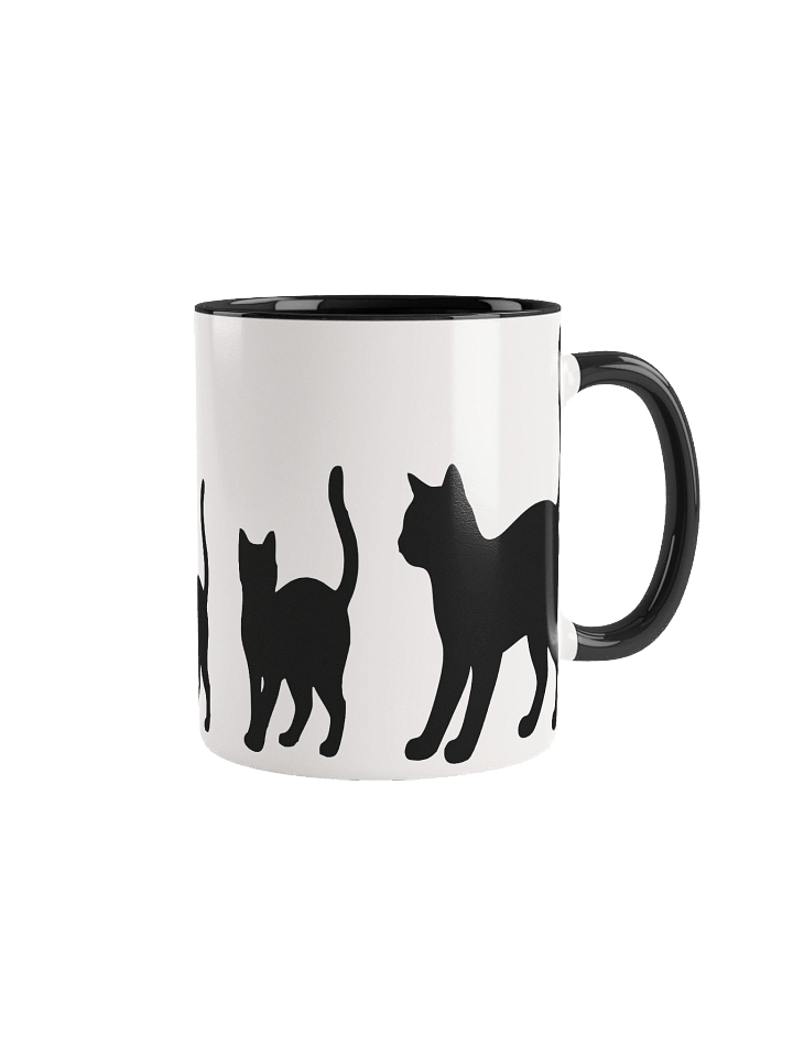 Pawsitive Progression: A Growing Tale of Feline Grace Ceramic Mug product image (2)